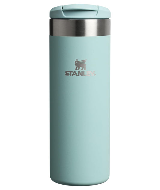 Stanley AeroLight Transit Bottle 16 oz | Locking Drink Through Lid | Leak Resistant Water Bottle or Coffee Travel Mug | Lightweight Insulated Stainless Steel | BPA-Free | Seafoam