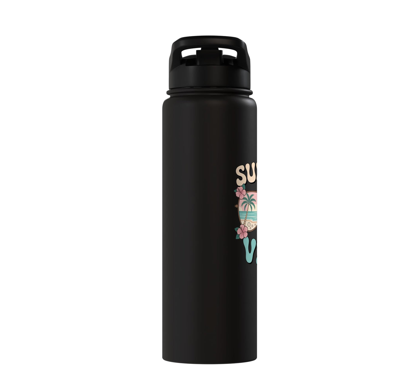 Summer Vibes Tropical Stainless Steel Insulated Water Bottle