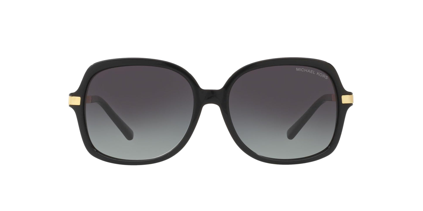 Michael Kors MK2024 Adrianna II Sunglasses, Black/Light Grey Gradient, 57 mm