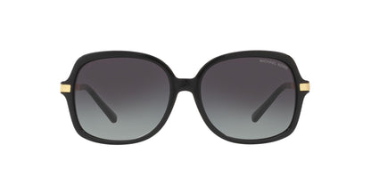 Michael Kors MK2024 Adrianna II Sunglasses, Black/Light Grey Gradient, 57 mm