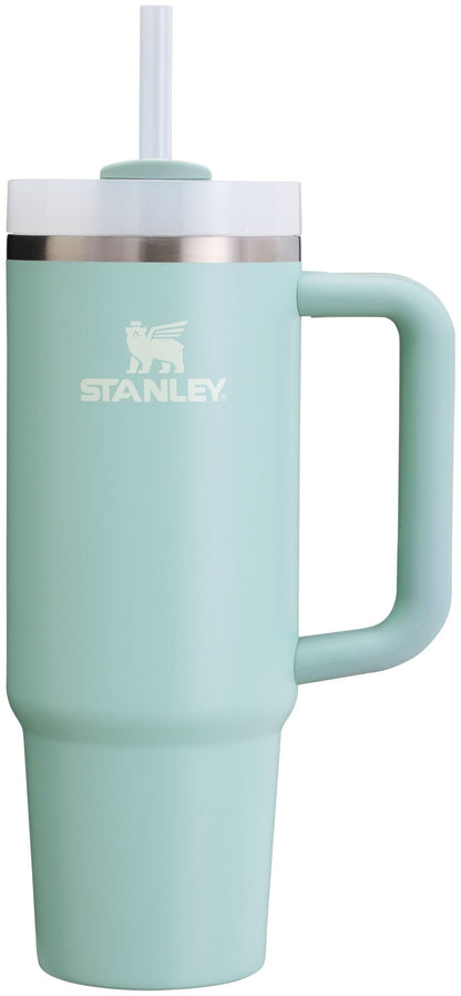 STANLEY Quencher H2.0 Tumbler with Handle and Straw 30 Ounces | Flowstate 3-Position Lid | Cup Holder Compatible for Travel | Insulated Stainless Steel Cup | BPA-Free | Seafoam