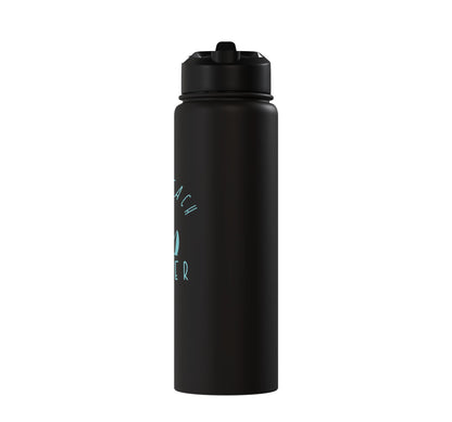 Beach Forever Funny Stainless Steel Insulated Water Bottle