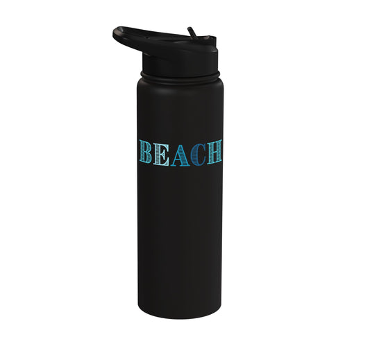 Beach Stainless Steel Insulated Water Bottle