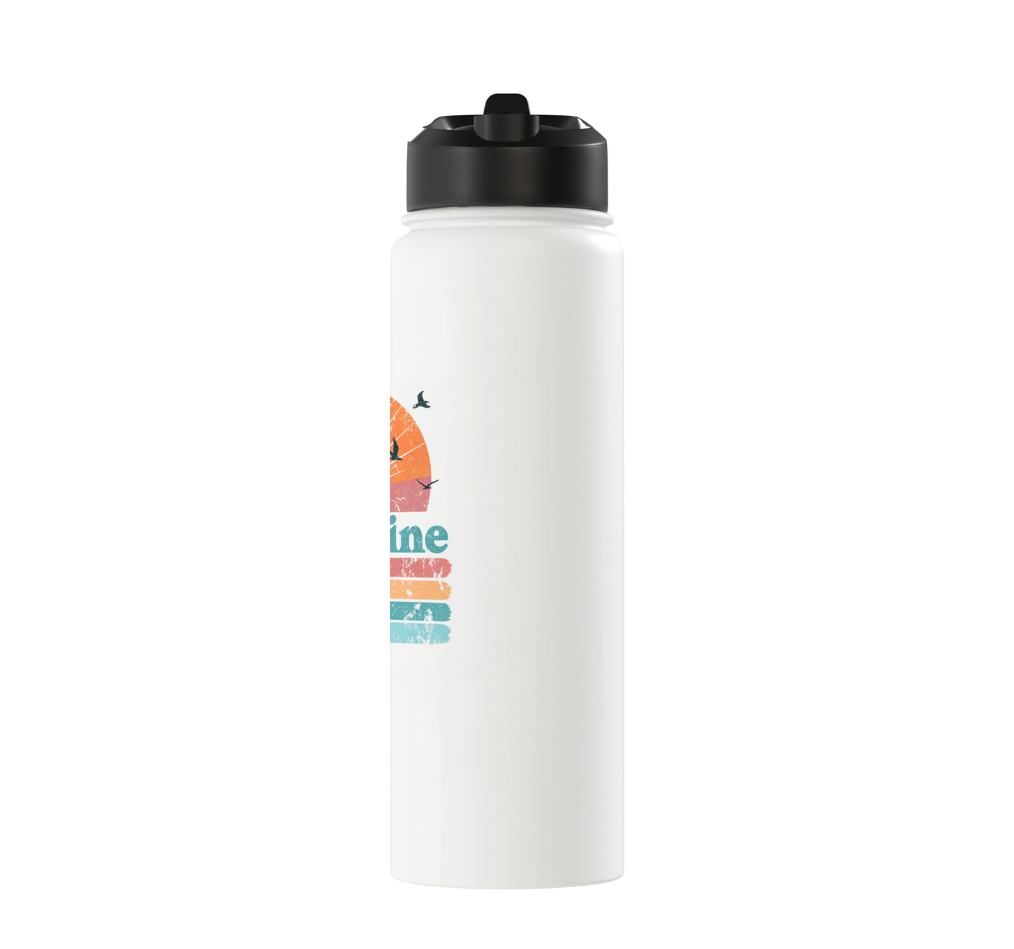 Sunshine Tropical Stainless Steel Insulated Water Bottle