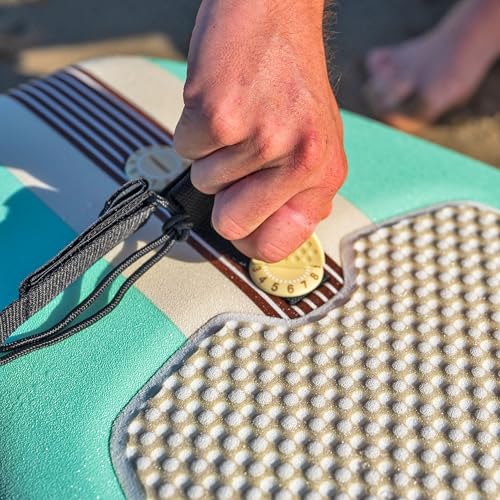 Fender x Wavestorm Collaboration 8ft Surfboard | Graphic top Deck with high Density Slick Bottom | for Kids and Adults | Foam Construction with Accessories | Leg Leash and Fin Set Included