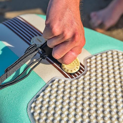 Fender x Wavestorm Collaboration 8ft Surfboard | Graphic top Deck with high Density Slick Bottom | for Kids and Adults | Foam Construction with Accessories | Leg Leash and Fin Set Included