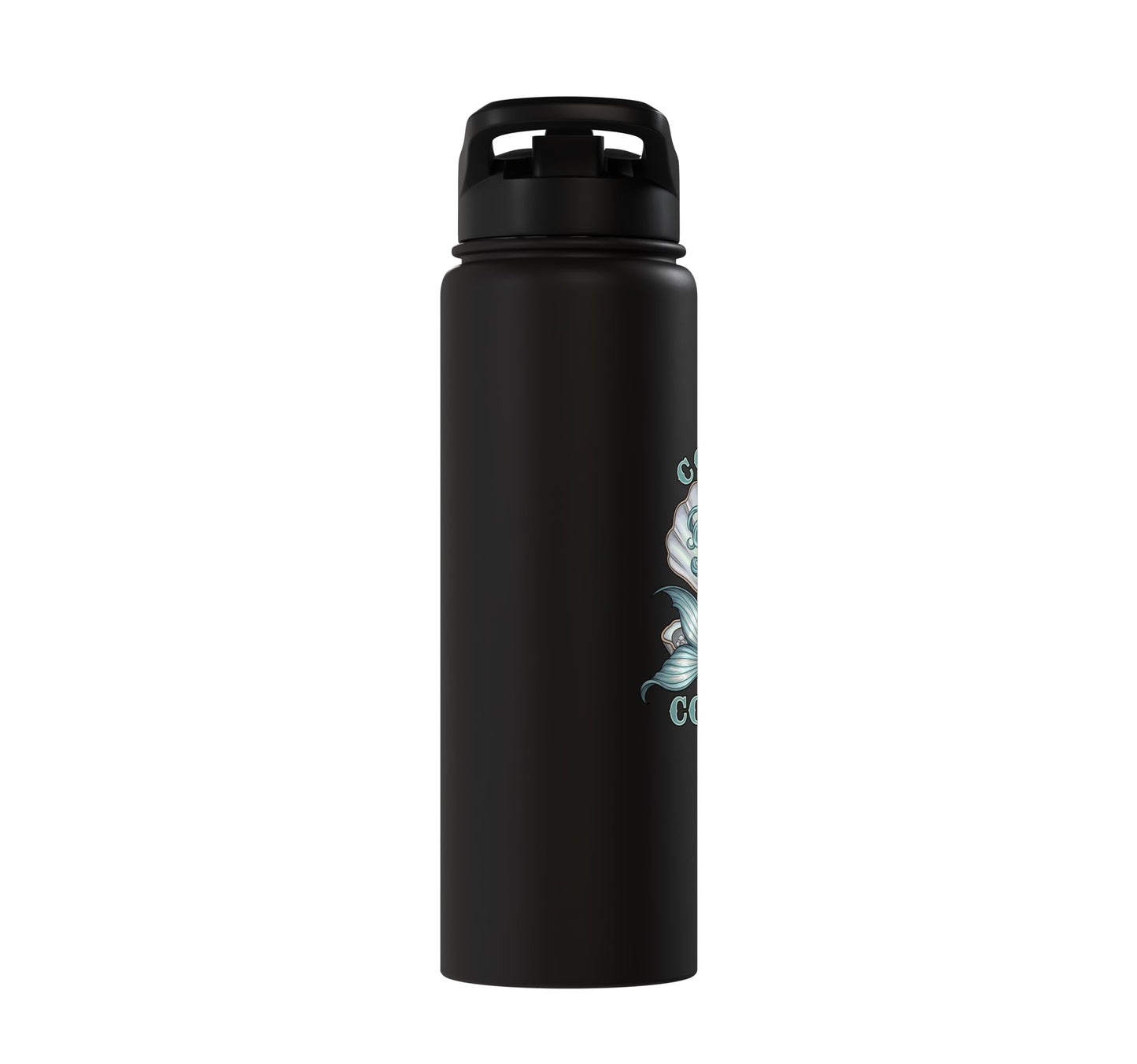 Mermaid Aesthetic Coastal Cowgirl Stainless Steel Insulated Water Bottle