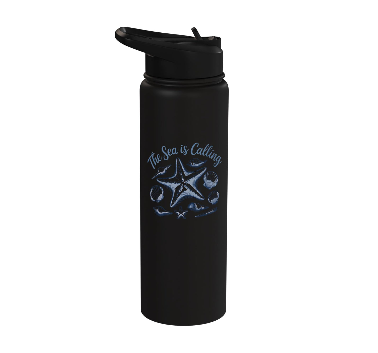 The Sea Is Calling Stainless Steel Insulated Water Bottle