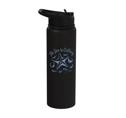 The Sea Is Calling Stainless Steel Insulated Water Bottle