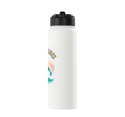Beach Vibes Stainless Steel Insulated Water Bottle