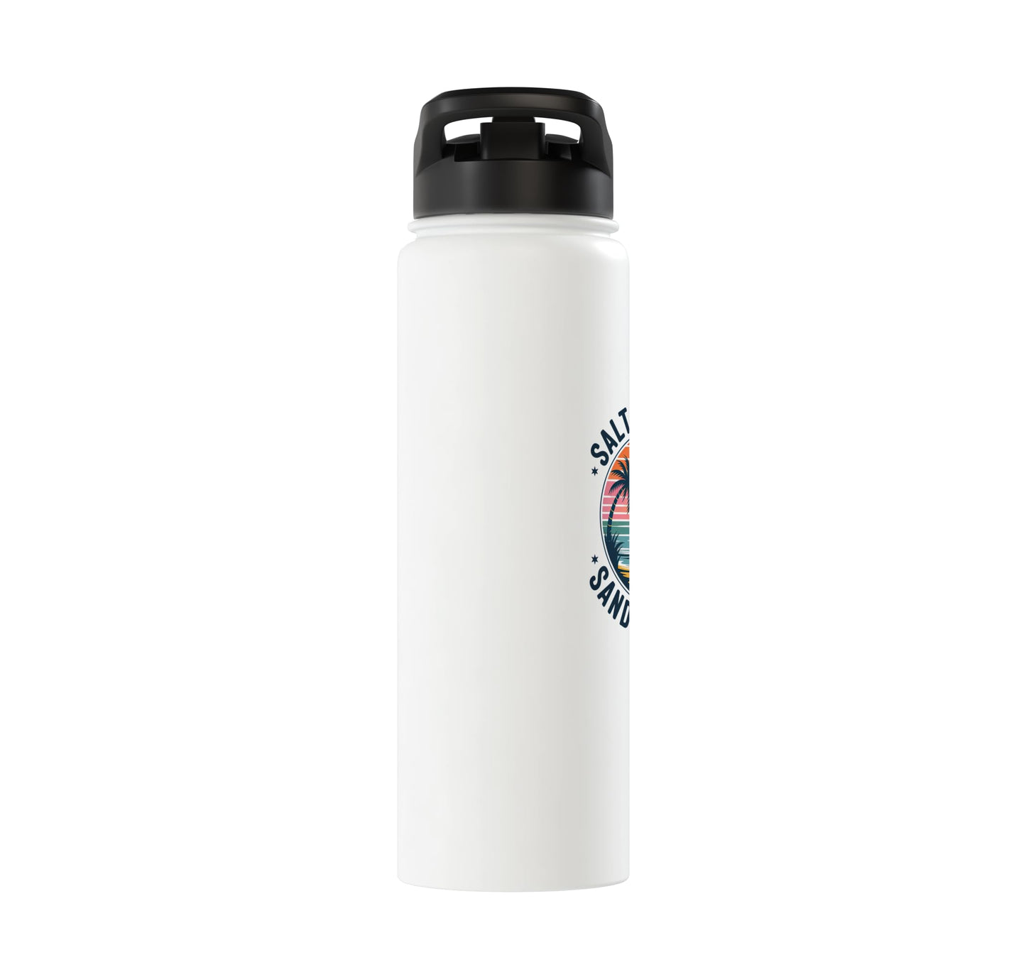 Salt and Sand Tropical Stainless Steel Insulated Water Bottle
