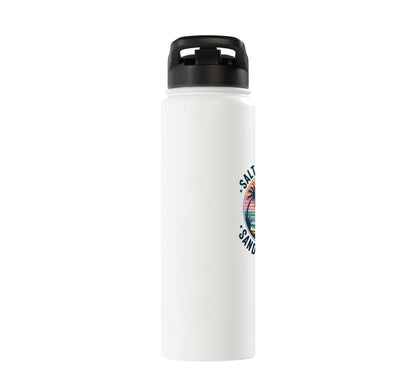 Salt and Sand Tropical Stainless Steel Insulated Water Bottle