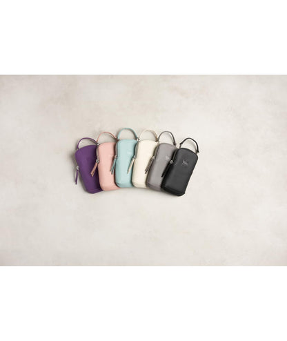 STANLEY Cross Bottle Essentials Case Midi | Phone, Wallet, Keys Holder for Water Bottle | Faux Leather Accessory Pouch for Carry All Strap | Tumbler Cup Accessories | BPA-Free | Seafoam