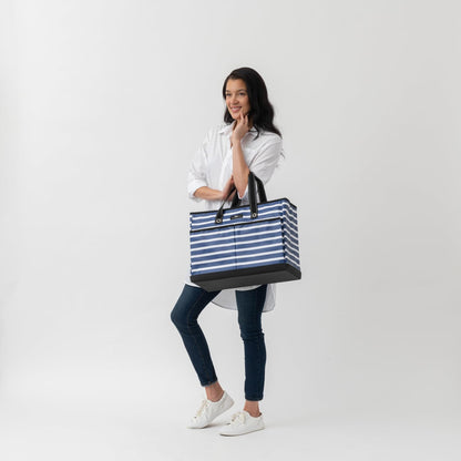 SCOUT BJ Bag - Large, Utility Tote Bag for Women, Nurses, Teachers and Moms with Zipper & 4 Exterior Pockets for Organizing
