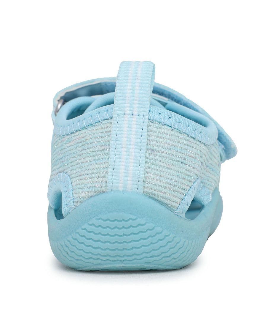 Nautica Kids Protective Water Shoe,Closed-Toe Sport Sandal For Boys and Girls-Kettle Gulf-Reel Aqua Silver Size-9