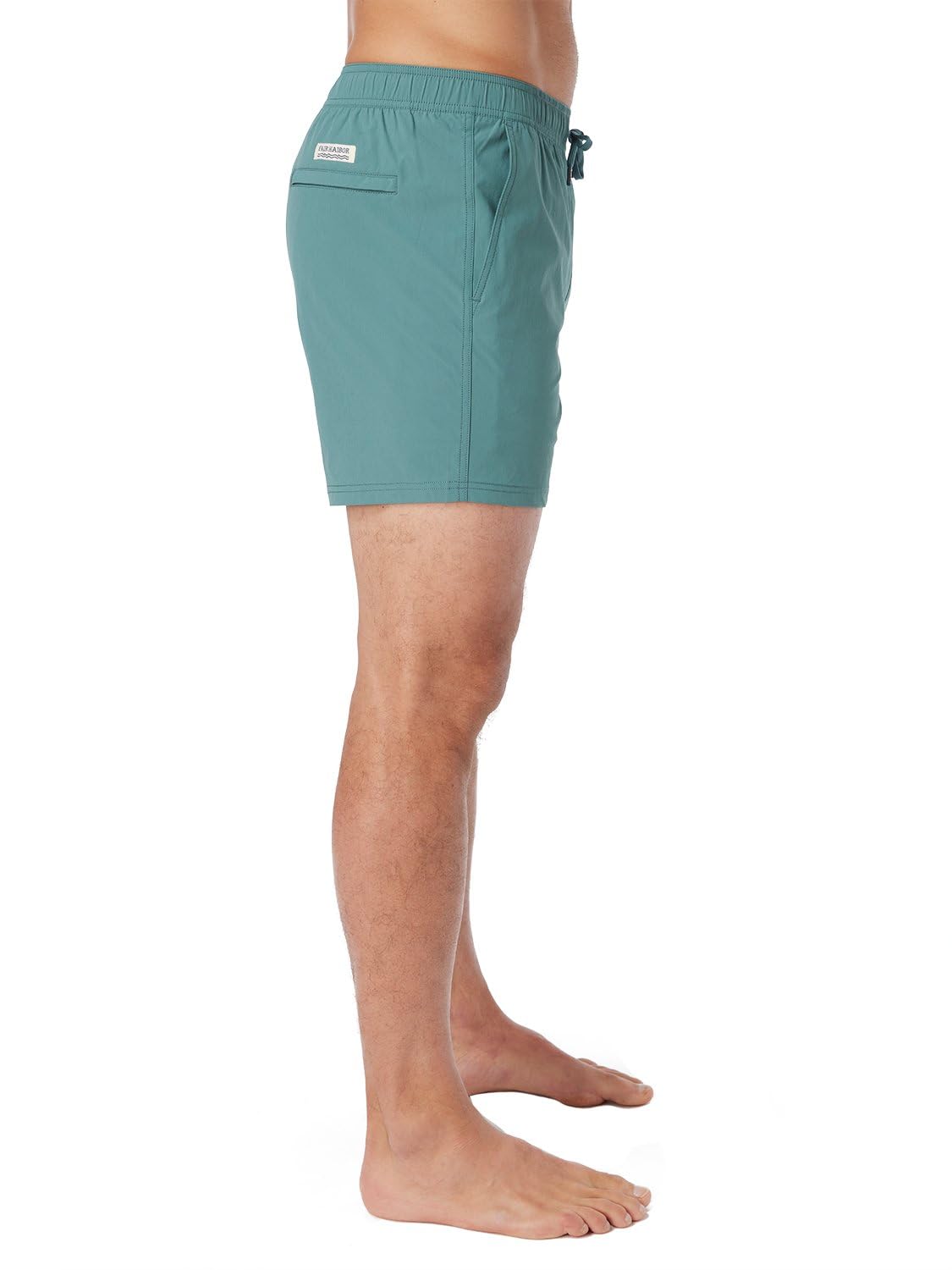 Fair Harbor Bungalow Trunk –– Men's Swim Suits with Liner, 5-inch Inseam –– Anti-Chafe, Relaxed-fit Swim Trunks