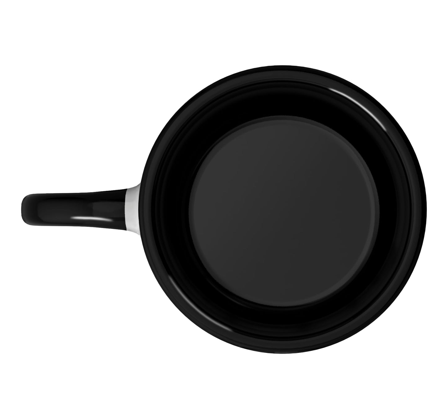 Let The Sea Set You Free Ceramic Mug, Black/White