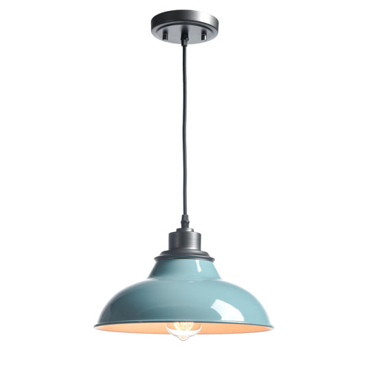 SHAWNKEY Pendant Light Fixture Modern Pendant Lights Kitchen Island for Breadfast Nook Bar Dinning Room Coffee Shop Sea Blue Green Nordic Style