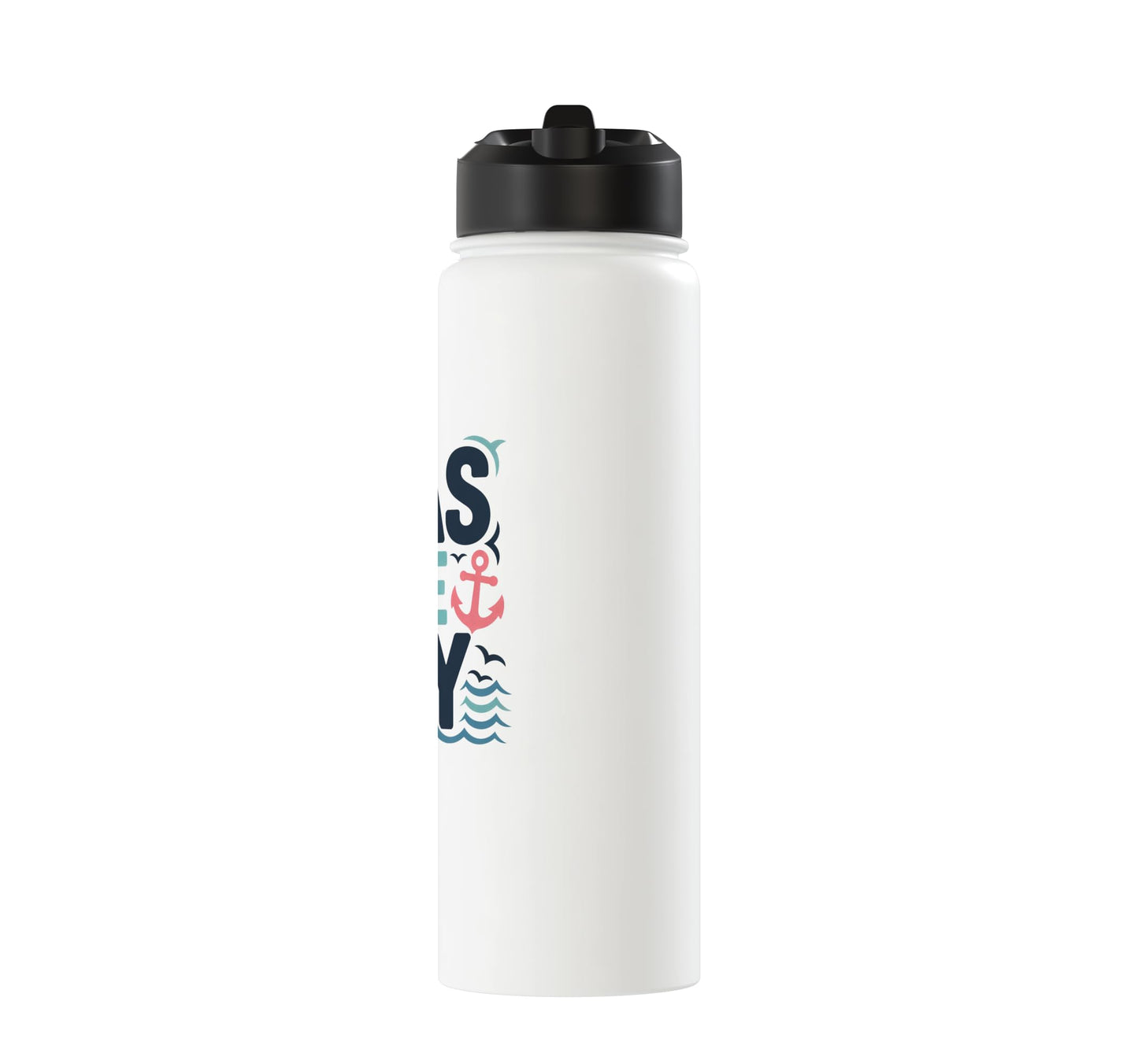 Seas The Day Stainless Steel Insulated Water Bottle