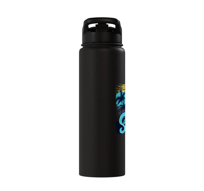 California Summer Surfing Stainless Steel Insulated Water Bottle