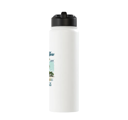 Beach More Vintage Stainless Steel Insulated Water Bottle