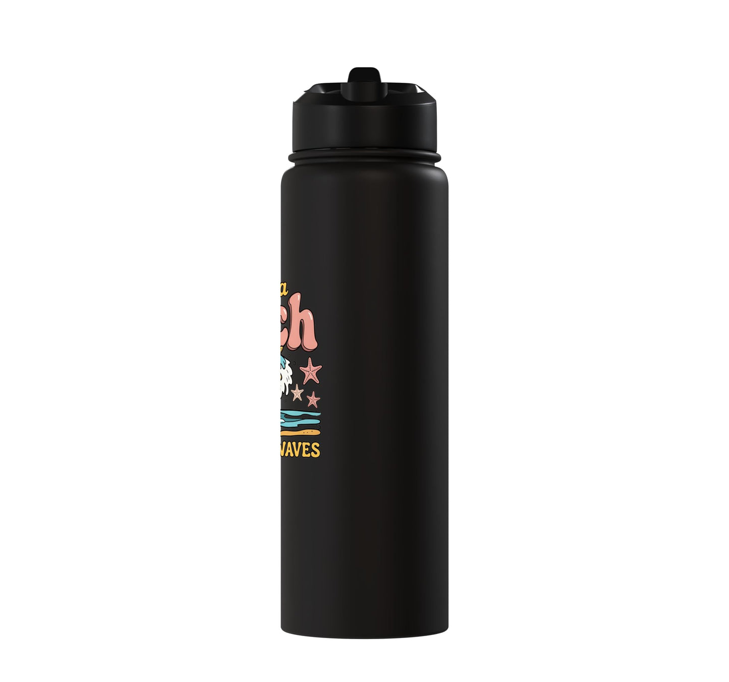 Beach Life Coastal Stainless Steel Insulated Water Bottle