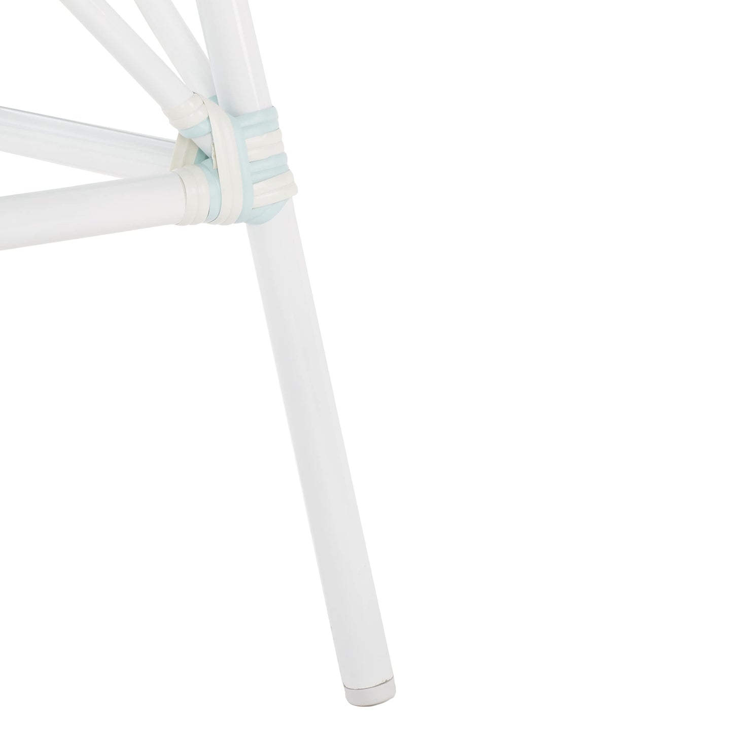 SAFAVIEH Outdoor Collection California Baby Blue/White Bistro Table (Fully Assembled)