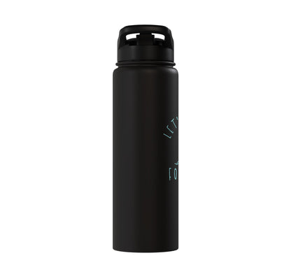 Beach Forever Funny Stainless Steel Insulated Water Bottle