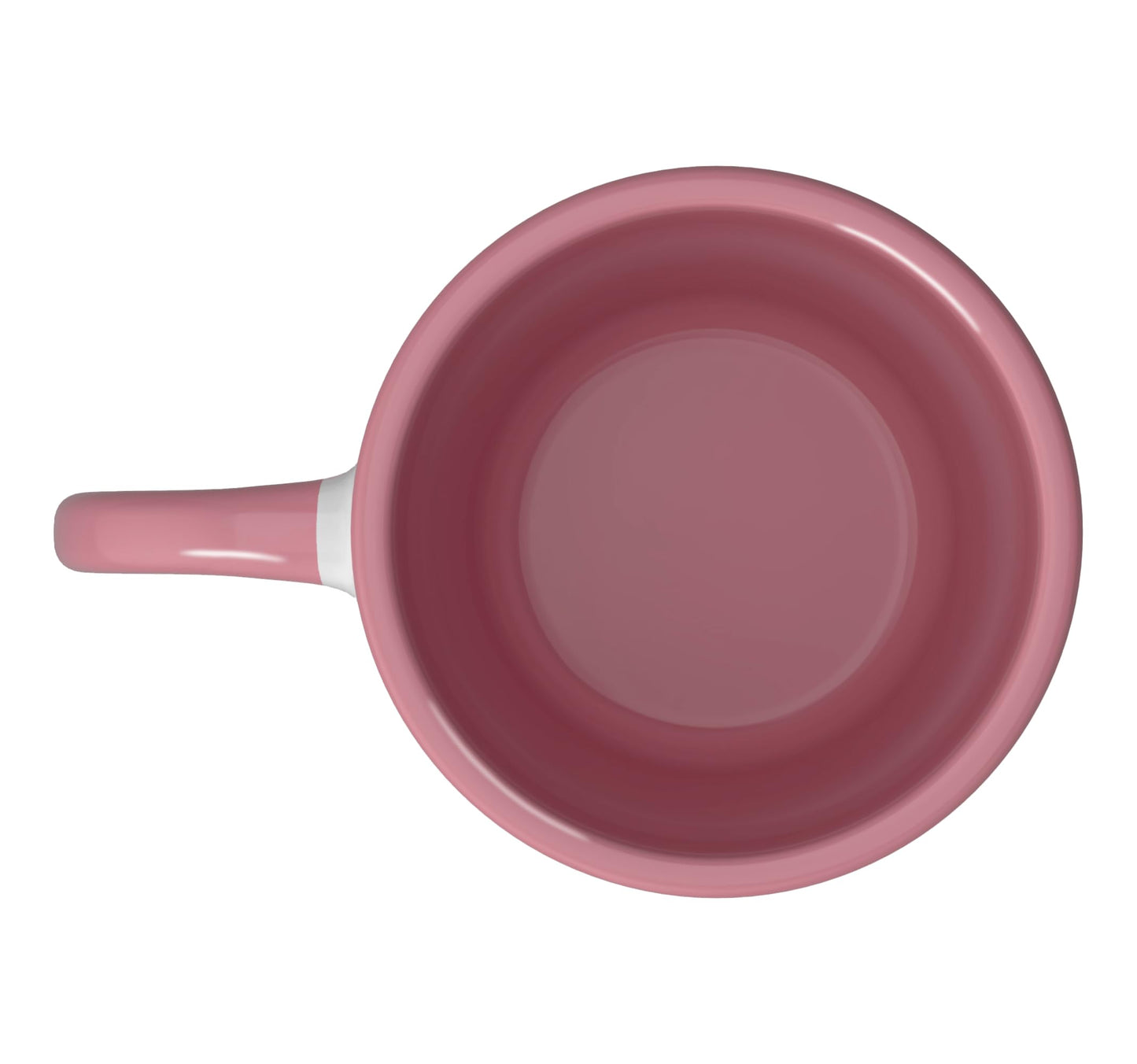 Coastal Soul Vintage Ceramic Mug, Pink/White