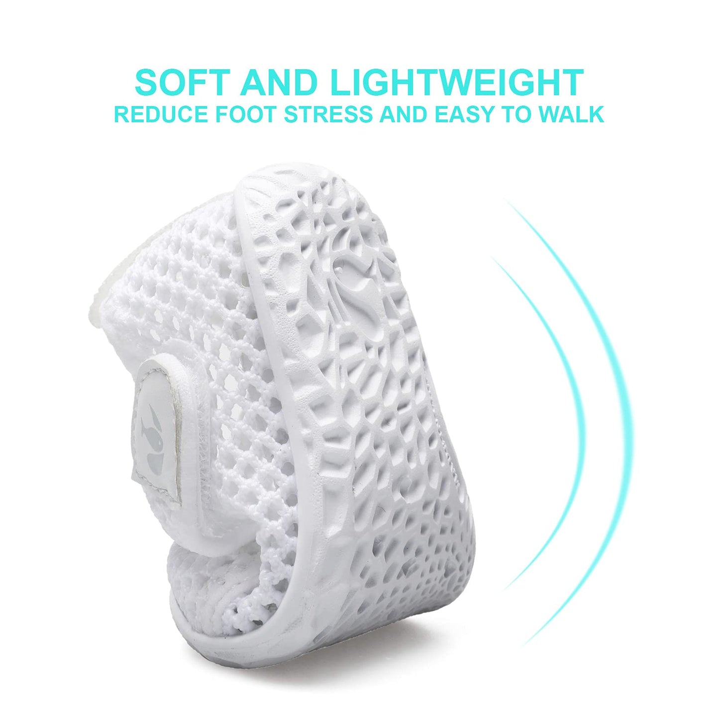 FEETCITY Baby Water Shoes Breathable Mesh Running Sneakers Beach Aqua Socks for Kids Boys Girls 12-18 Months Infant