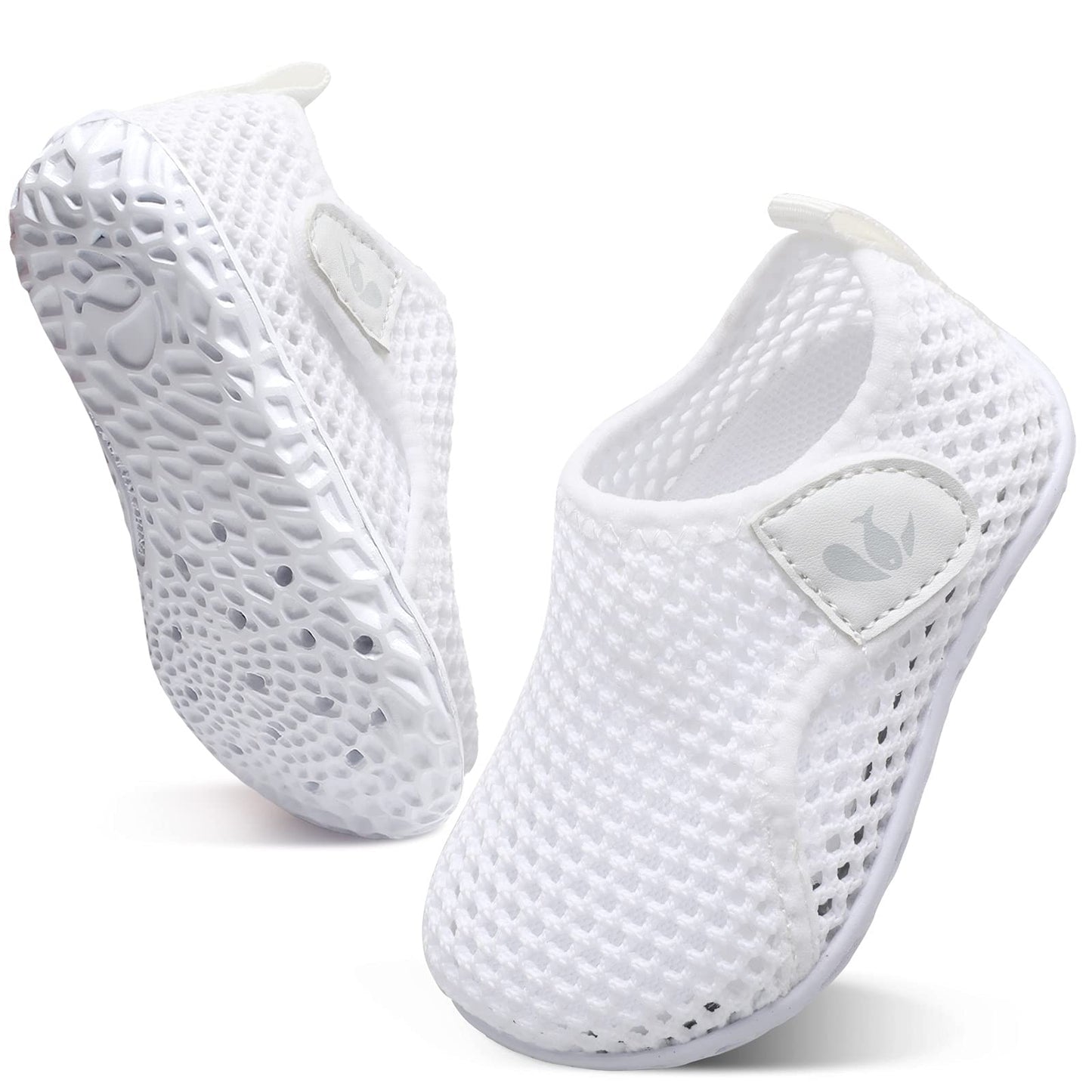 FEETCITY Baby Water Shoes Breathable Mesh Running Sneakers Beach Aqua Socks for Kids Boys Girls 12-18 Months Infant