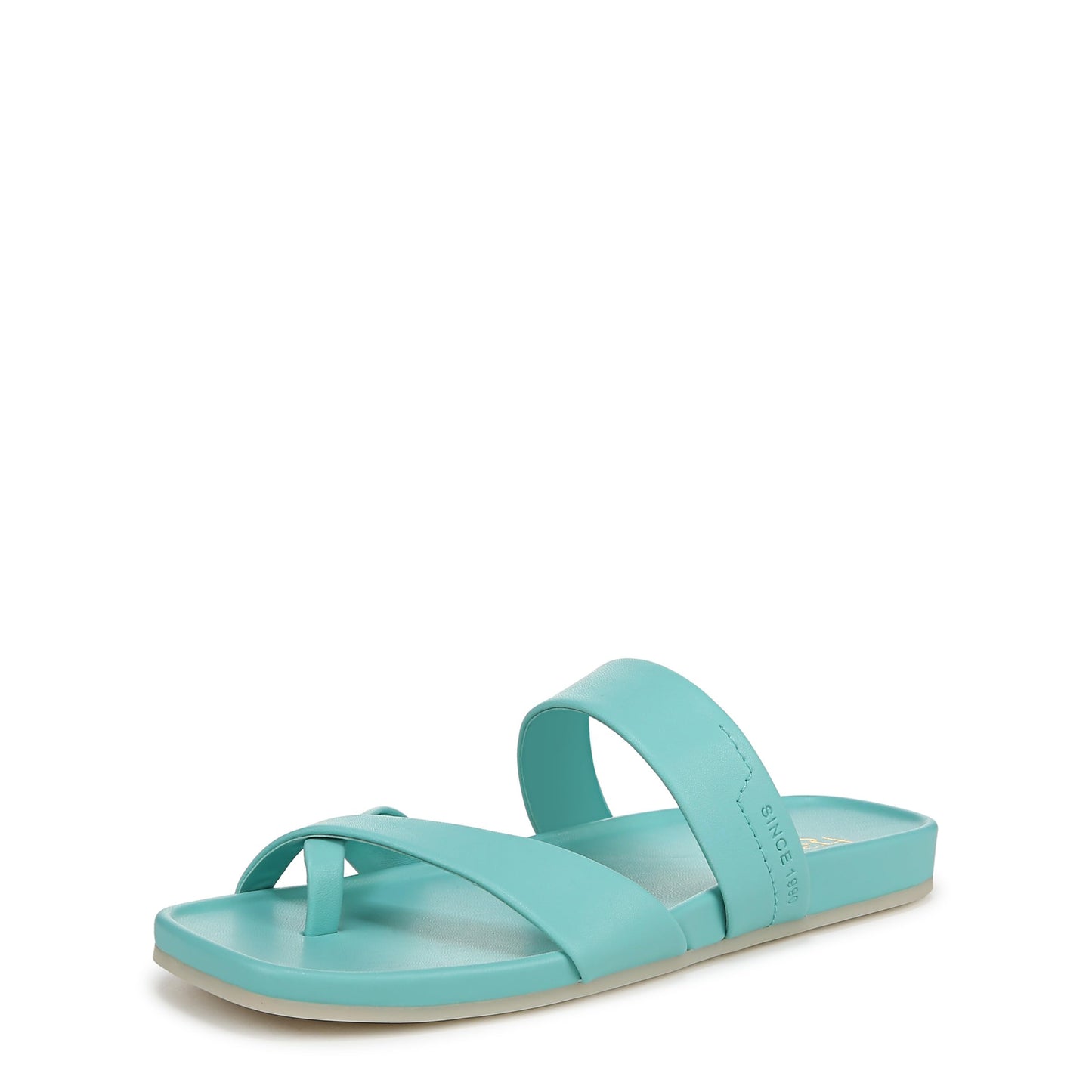 Franco Sarto Womens Estella Slide Sandal Aqua Blue 11 M