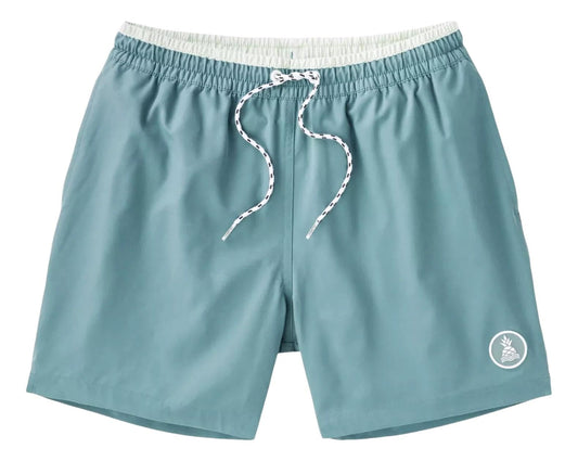 Chubbies Men Shorts, 4-Way Stretch Shorts Men, Swim Trunks Swimwear, 5.5" Inseam (US, Alpha, Small, Regular, Regular, The Teal Breakers)