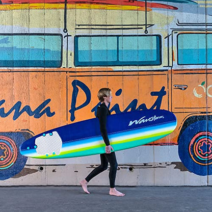 WAVESTORM 8ft Premium Classic Longboard Surfboard,BLT,8 Feet x 22.5 Inch x 3.25 Inch