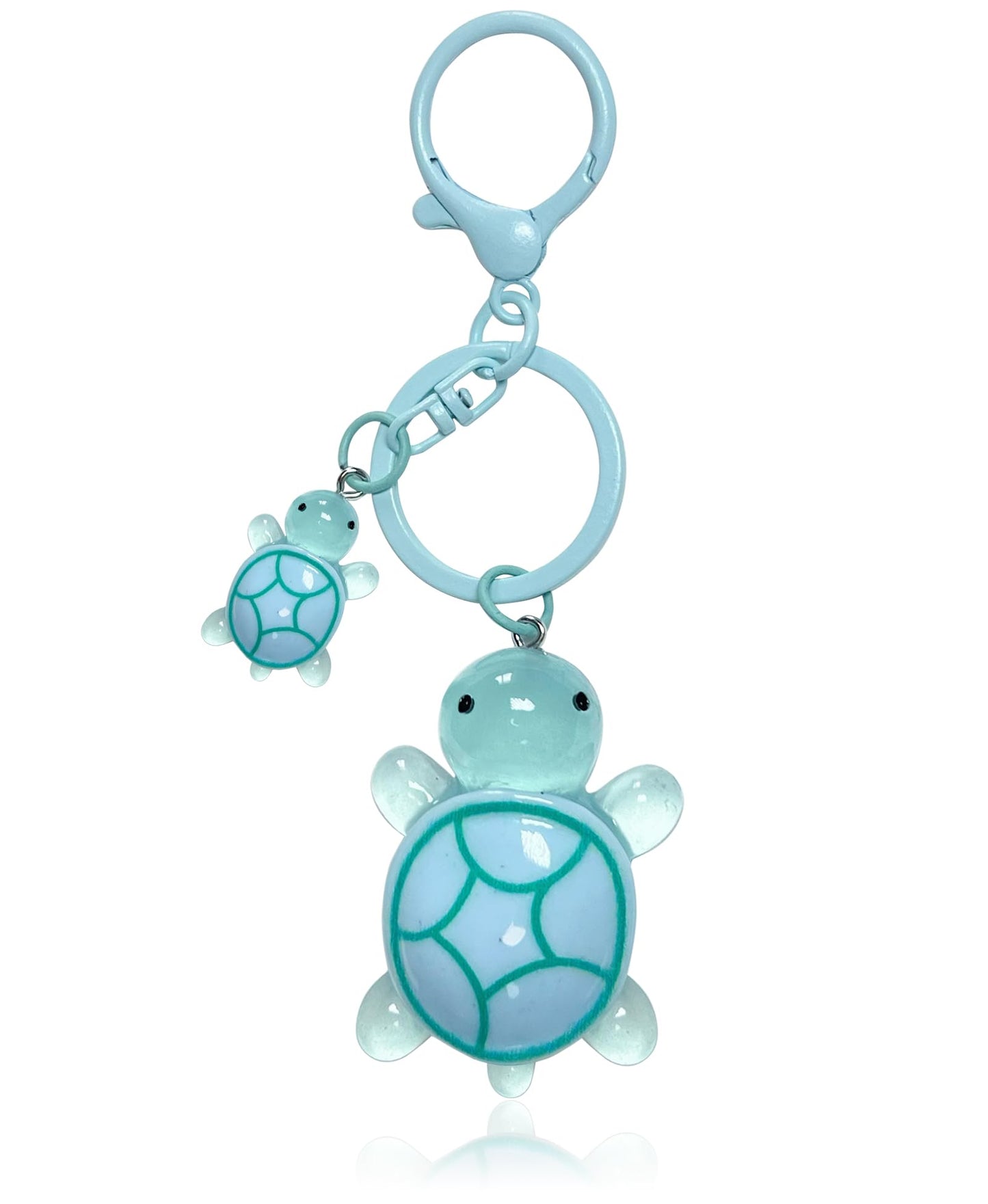 LAEKOU Cute Turtle Design Keychain for Women, Aesthetic Bag Charms Keychains Accessories, Key Chain Charm for Car Purse Backpack