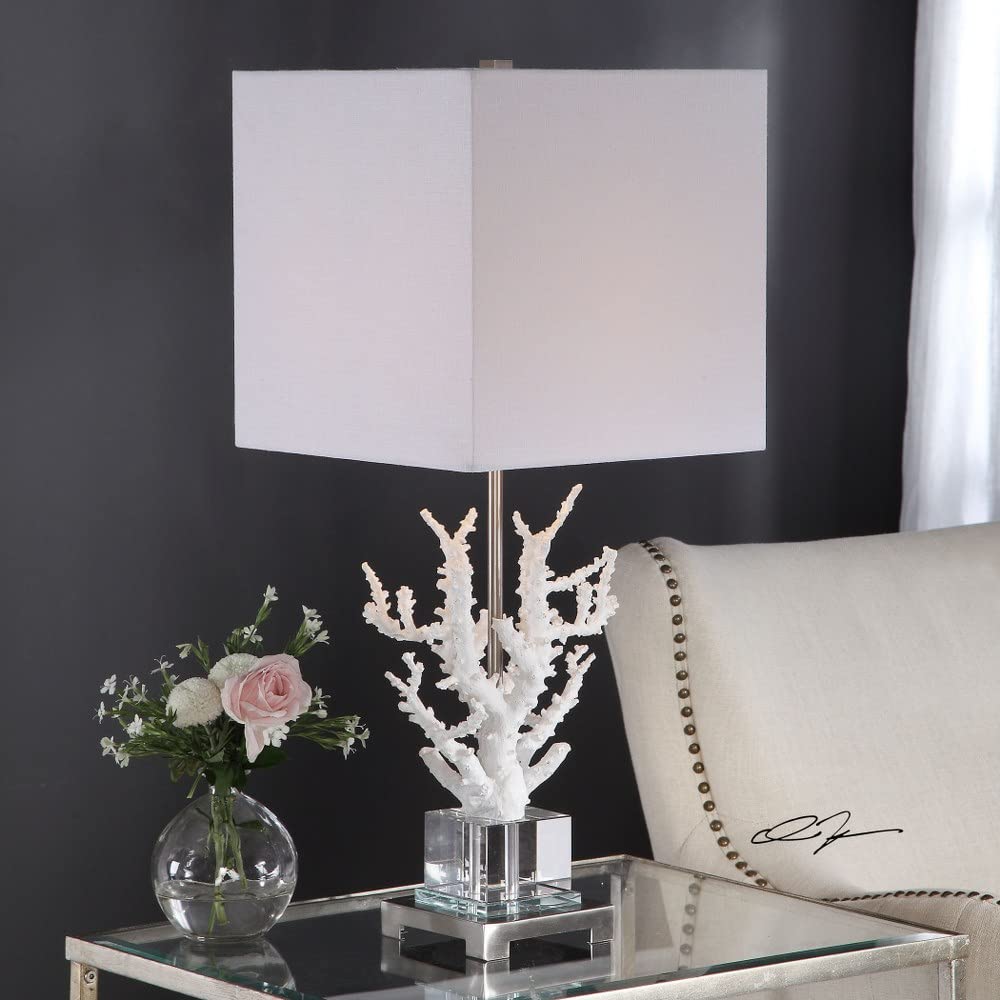 Uttermost Corallo White Coral Branch Buffet Table Lamp