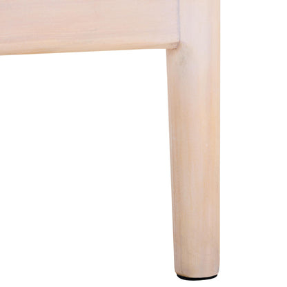 SAFAVIEH Home Collection Darin 24-inch Natural White Wash/White Cushion Counter Stool (Fully Assembled)