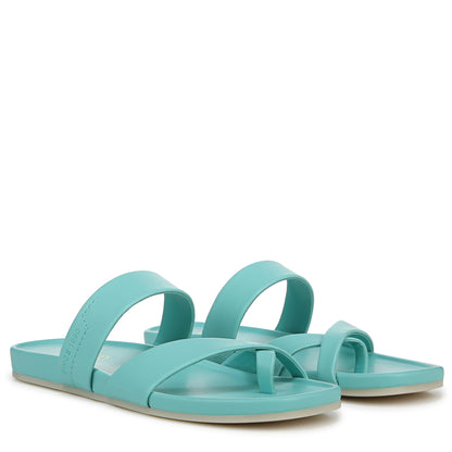 Franco Sarto Womens Estella Slide Sandal Aqua Blue 11 M