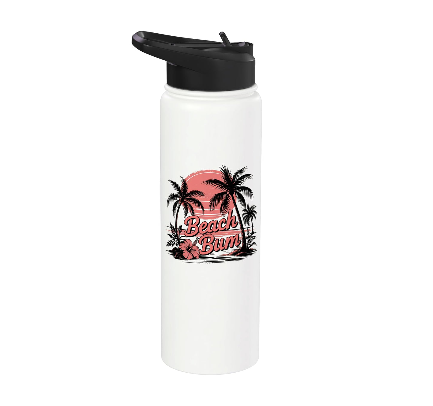 Beach Bum Tropical Sunset Stainless Steel Insulated Water Bottle