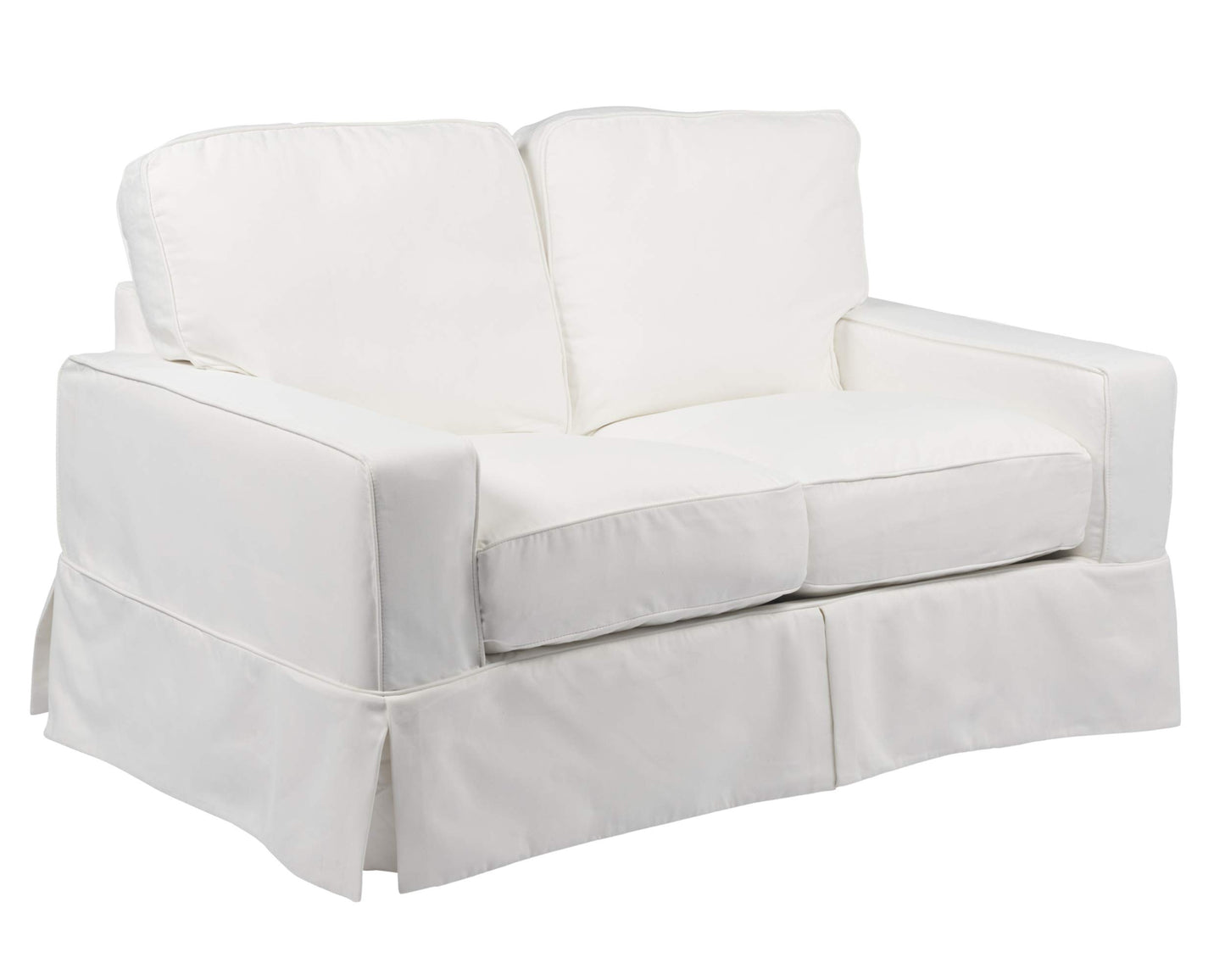 Sunset Trading Americana Slipcovered Loveseat