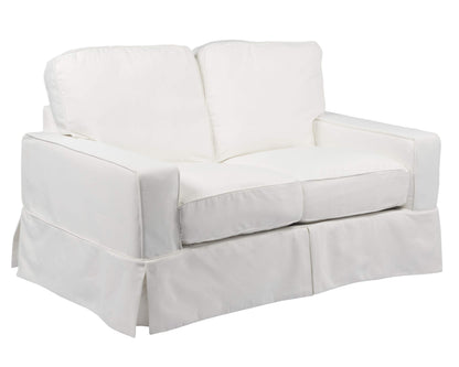 Sunset Trading Americana Slipcovered Loveseat
