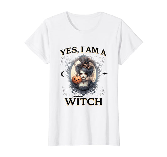 Yes I Am A Witch Vintage T-Shirt