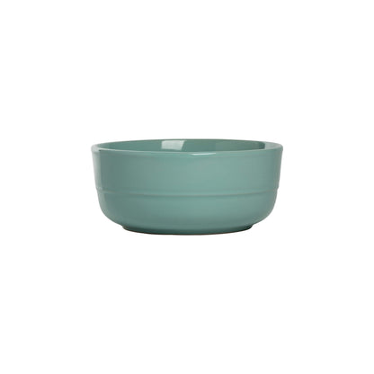 10 Strawberry Street Double Line 16 Piece Dinnerware Set, Seafoam