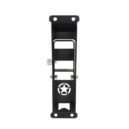 Hooke Road JK Door Hinge Step, Metal Folding Foot Pedal w/Star Sign for 2007-2018 Jeep Wrangler JK & JKU
