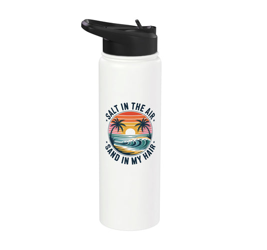Salt and Sand Tropical Stainless Steel Insulated Water Bottle