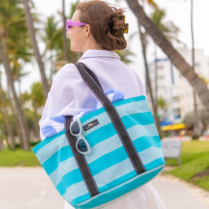 SCOUT Joyride - Large Sandproof Beach Bag For Women - Durable Mesh Woven Beach Tote, Pool Bag - Fabric Lets Sand Escape