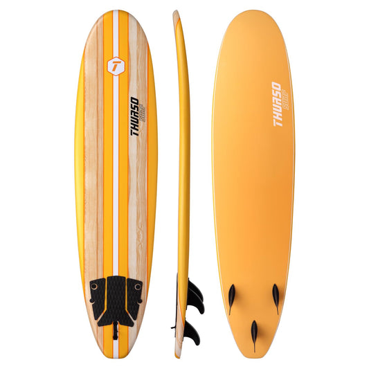 Thurso Surf Spire 8 ft Soft Top Foam Beginner Surfboard for Adults and Kids Perfect Longboard for Surfing Beach Fun and Water Sports Lightweight and Durable Modern Design for All Levels of Surfers