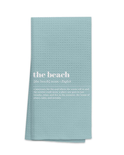 OHSUL The Beach Definition Kitchen Towels Dish Towels Dishcloth,Summer Hand Towels Tea Towel for Bathroom Kitchen Decor,Housewarming Gifts