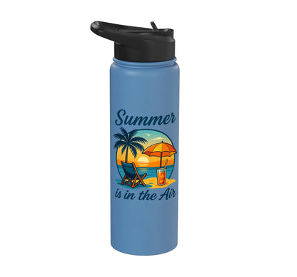 Summer Is In The Air Stainless Steel Insulated Water Bottle