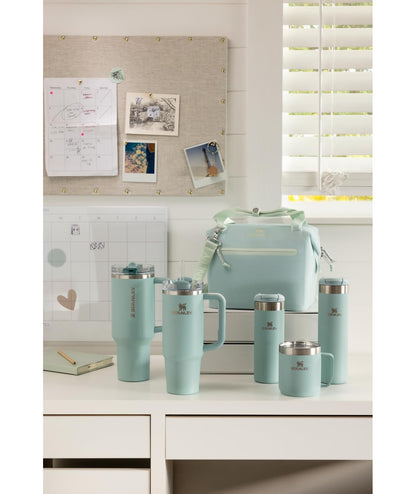 Stanley AeroLight Transit Bottle 16 oz | Locking Drink Through Lid | Leak Resistant Water Bottle or Coffee Travel Mug | Lightweight Insulated Stainless Steel | BPA-Free | Seafoam